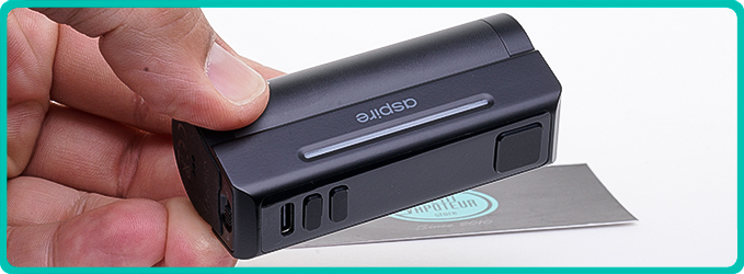 Design de la Box Zelos M80 Aspire